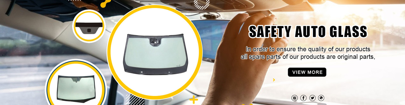 안전성 자동차 글라스